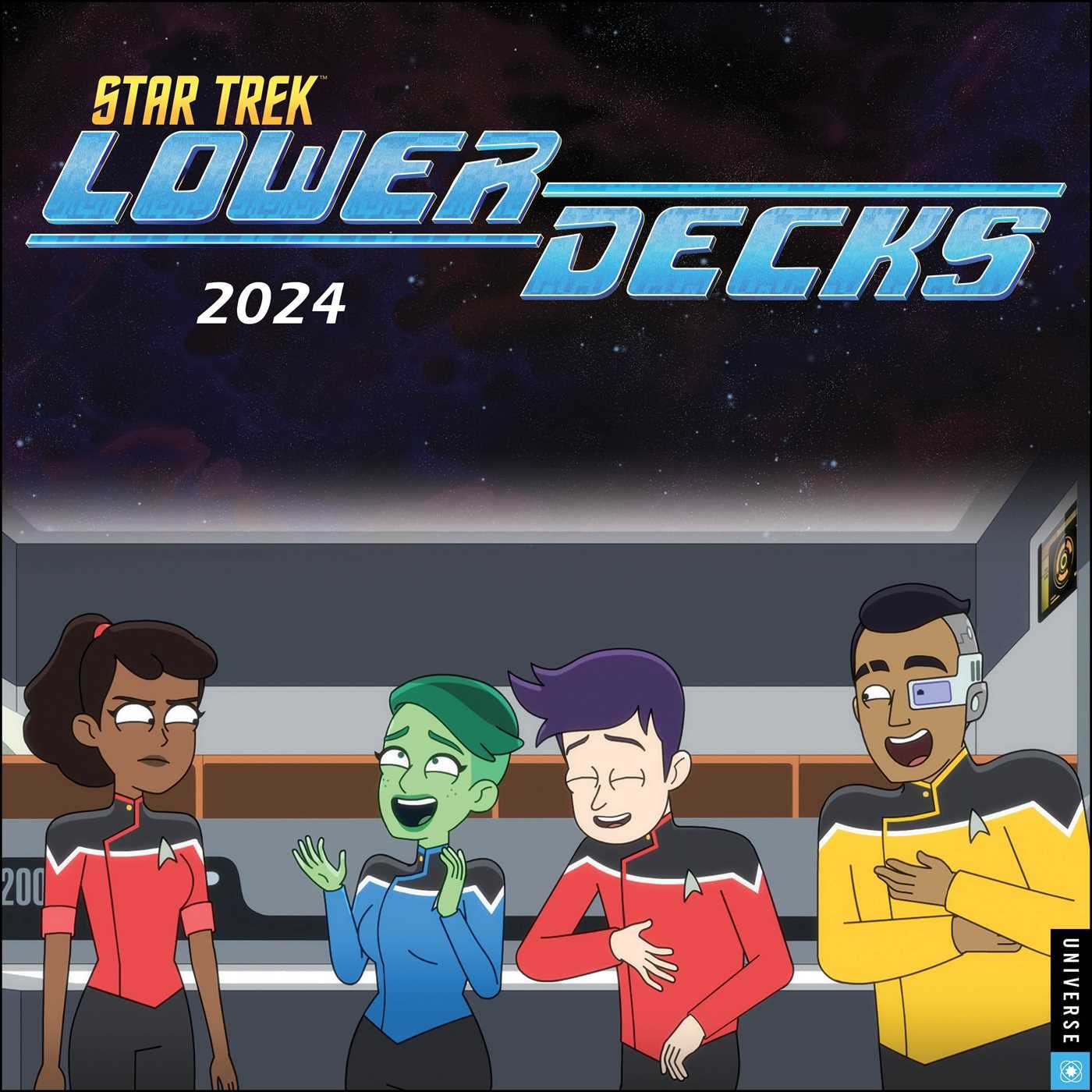 Star Trek Lower Decks 2024 Wall Calendar